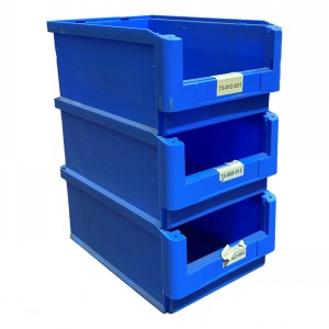 Used Bito Sk 5032 Blue Heavy Duty Stacking Parts Bins